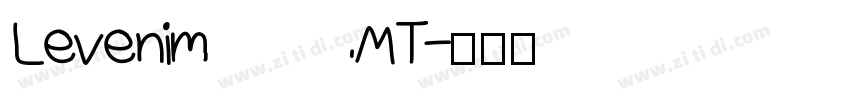 Levenim MT字体转换